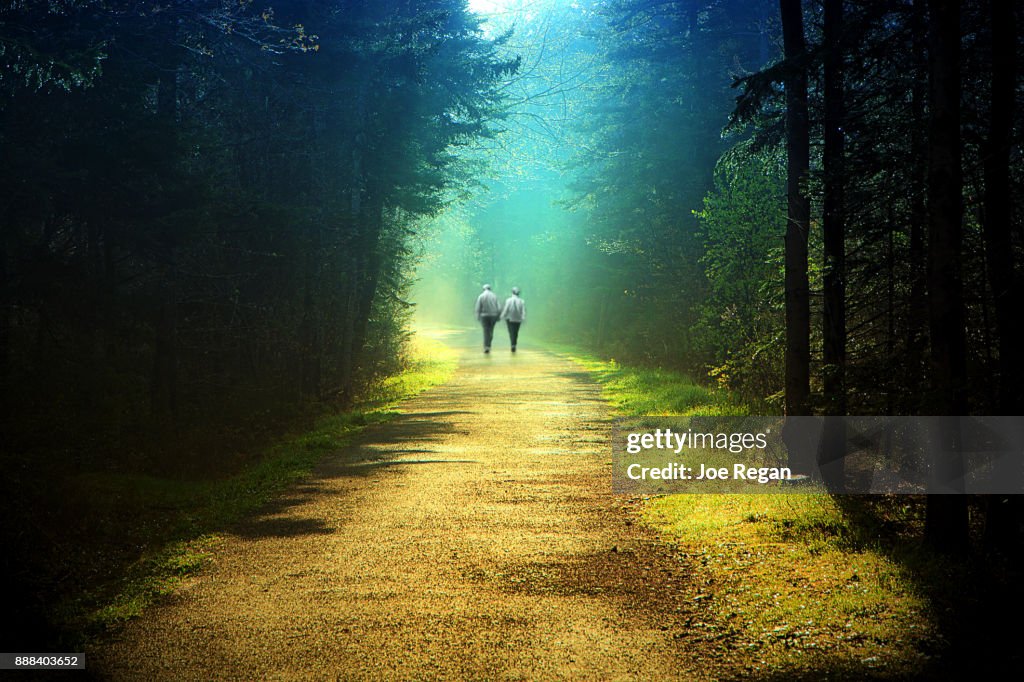 Couple Walking Hand in Hand