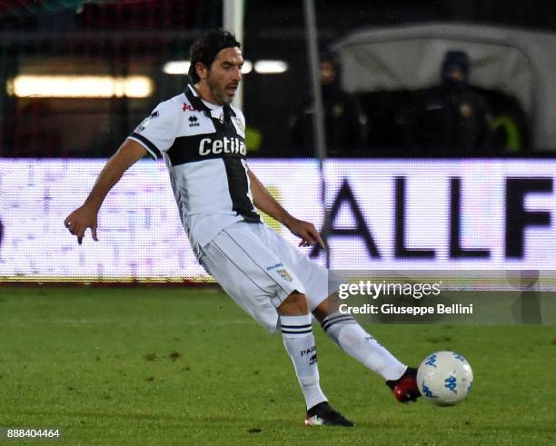 Alessandro Lucarelli of Parma Calcio in action during the Serie B match between Ternana Calcio and Parma Calcio at Stadio Libero Liberati on December...