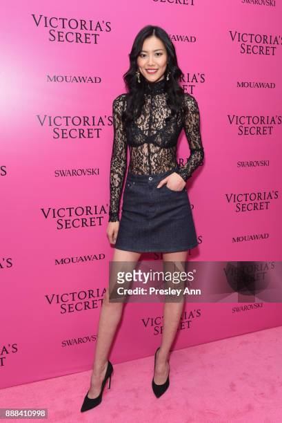 Liu Wen attends 2017 Victoria's Secret Fashion Show In Shanghai - After Party at Mercedes-Benz Arena on November 20, 2017 in Shanghai, China.