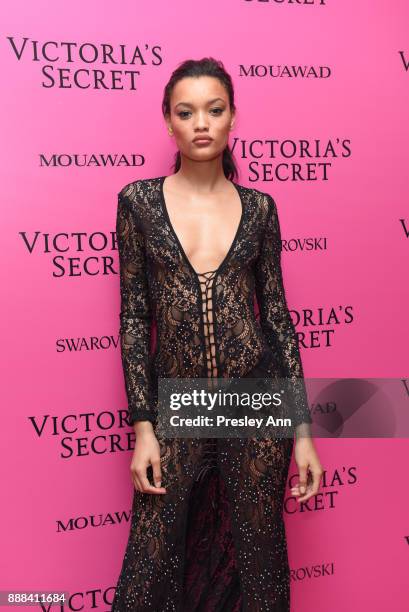 Lameka Fox attends 2017 Victoria's Secret Fashion Show In Shanghai - After Party at Mercedes-Benz Arena on November 20, 2017 in Shanghai, China.