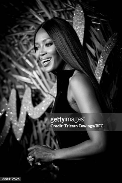 Naomi Campbell attends The Fashion Awards 2017 in partnership with Swarovski at Royal Albert Hall on December 4, 2017 in London, England.