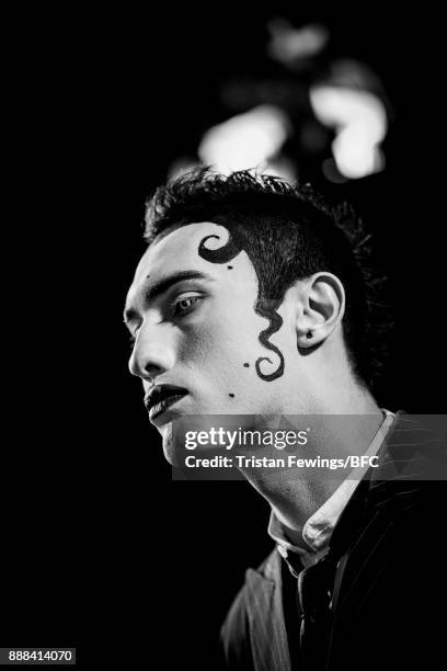 Charles Jeffrey attends The Fashion Awards 2017 in partnership with Swarovski at Royal Albert Hall on December 4, 2017 in London, England.