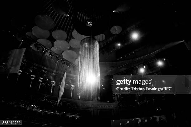 General view during The Fashion Awards 2017 in partnership with Swarovski at Royal Albert Hall on December 4, 2017 in London, England.