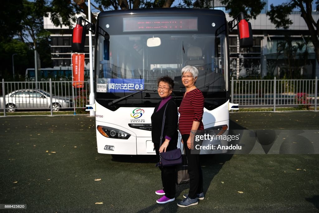 Self-driving Bus In China's Shenzhen