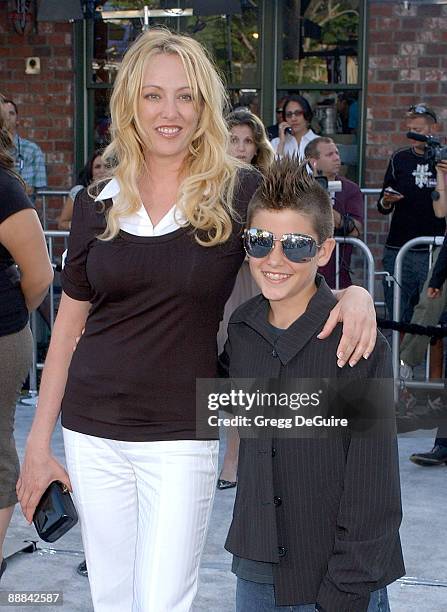 Virginia Madsen and Son