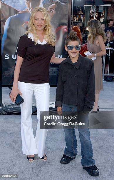 Virginia Madsen and Son