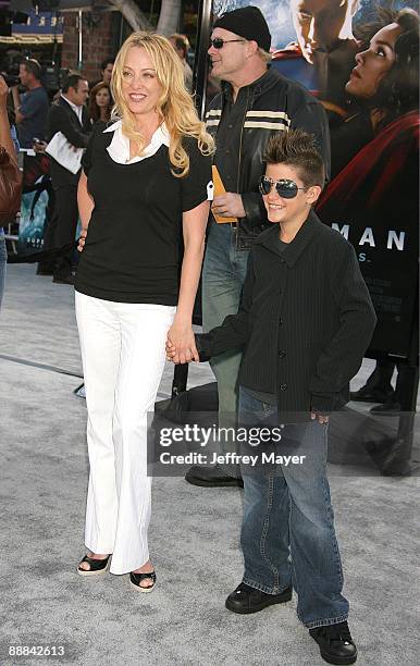 Virginia Madsen and son Jack Sabato