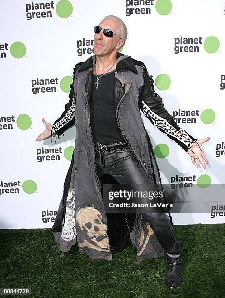 Singer Dee Snyder attends the Planet Green launch party at the Greek Theater on May 28, 2008 in Los Angeles, California.