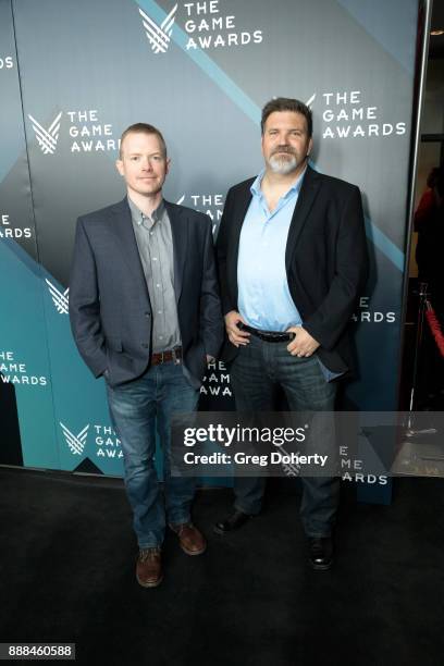 Andy Weatherl and Jeff Litchford attend The Game Awards 2017 at Microsoft Theater on December 7, 2017 in Los Angeles, California.