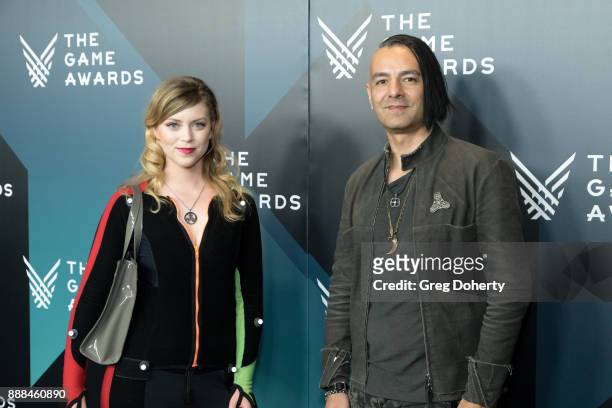 Melina Juergens and Tameem Antoniades attend The Game Awards 2017 at Microsoft Theater on December 7, 2017 in Los Angeles, California.