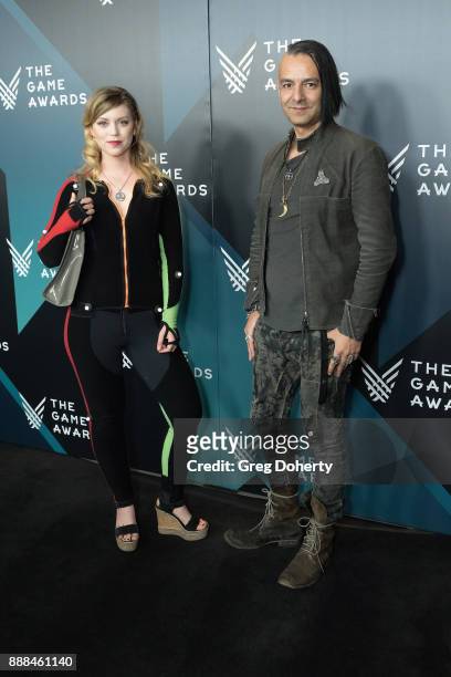 Melina Juergens and Tameem Antoniades attend The Game Awards 2017 at Microsoft Theater on December 7, 2017 in Los Angeles, California.