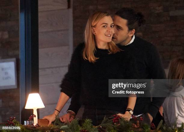 Marta Ortega and Carlos Torretta attend during CSI Casas Novas Horse Jumping Competition on December 8, 2017 in A Coruna, Spain.