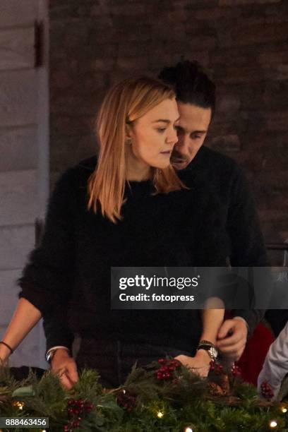 Marta Ortega and Carlos Torretta attend during CSI Casas Novas Horse Jumping Competition on December 8, 2017 in A Coruna, Spain.