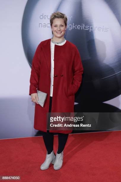 Janine Steeger attends the German Sustainability Award at Maritim Hotel on December 8, 2017 in Duesseldorf, Germany.