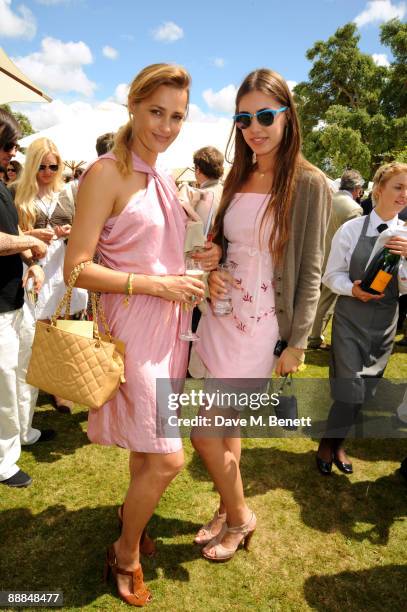 Yasmin LeBon and Amber Le bon attend the Cartier Style & Luxe lunch at the Goodwood Festival of Speed on July 5, 2009 in Chichester, England.