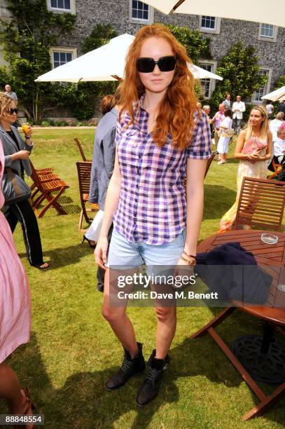 Lily Cole attends the Cartier Style & Luxe lunch at the Goodwood Festival of Speed on July 5, 2009 in Chichester, England.