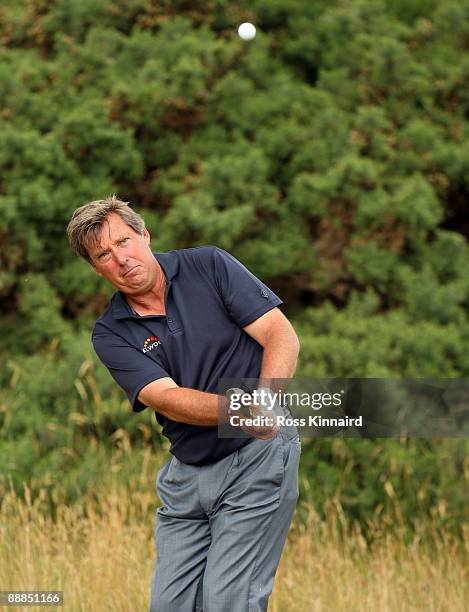 Barry Lane of England during local final qualifing for the 2009 Open Championship at Kilmarnock on July 6, 2009 in Troon, Scotland.