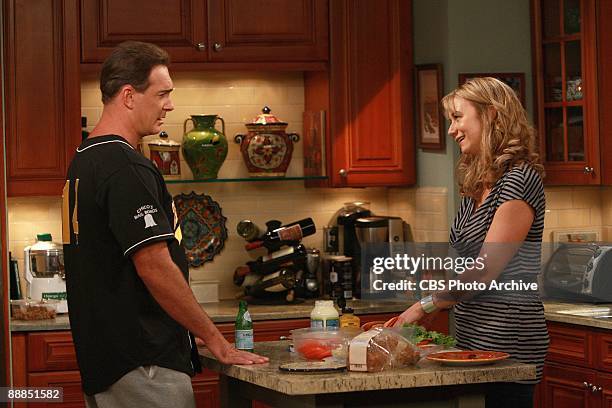 Dad"s Visit" -- Much to Audrey"s dismay, Jeff"s old-fashioned father extends his visit after an injury makes him immobile, on Rules of Engagement,...
