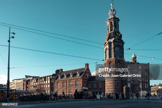 thilt shift amsterdam - farola stock pictures, royalty-free photos & images