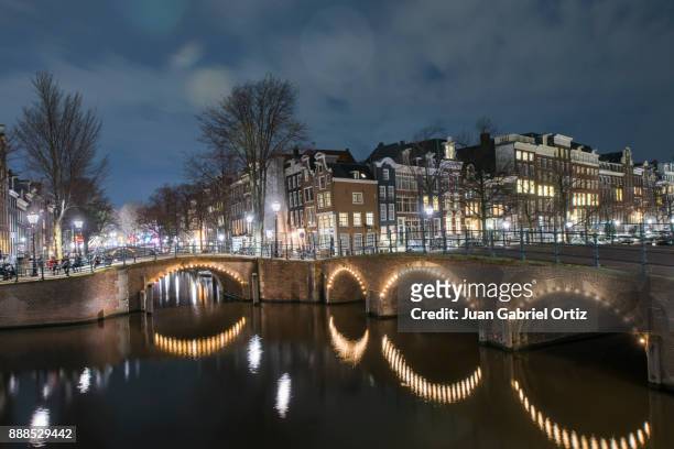 winter in amsterdam - farola stock pictures, royalty-free photos & images