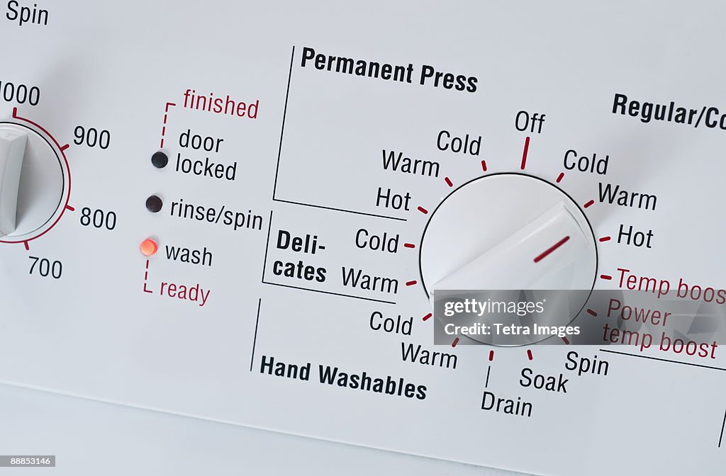 Control panel of washing machine