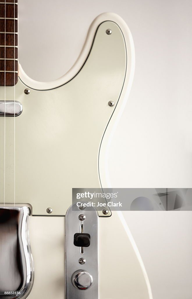 Electric guitar, close-up