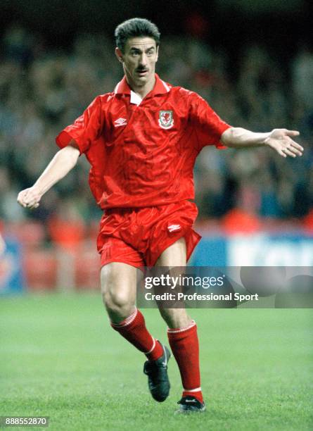 Ian Rush in action for Wales, circa 1993.