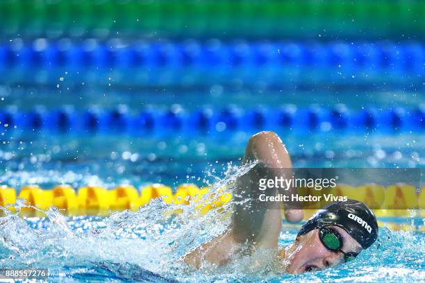 Natalie Sims of United States competes in women's 400 m Freestyle S9 during day 5 of the Para Swimming World Championship Mexico City 2017 at...