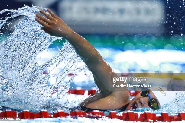 Li Zhang of China competes in women's 200 m Freestyle S1-5 during day 5 of the Para Swimming World Championship Mexico City 2017 at Francisco Marquez...