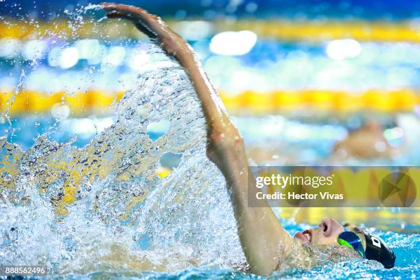 Alberto Abarza of Chile competes in men's 200 m Freestyle S2 during day 5 of the Para Swimming World Championship Mexico City 2017 at Francisco...