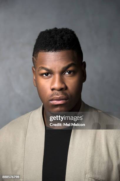 Actor John Boyega is photographed for Los Angeles Times on November 10, 2017 in Los Angeles, California. PUBLISHED IMAGE. CREDIT MUST READ: Mel...