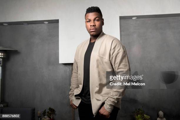 Actor John Boyega is photographed for Los Angeles Times on November 10, 2017 in Los Angeles, California. PUBLISHED IMAGE. CREDIT MUST READ: Mel...