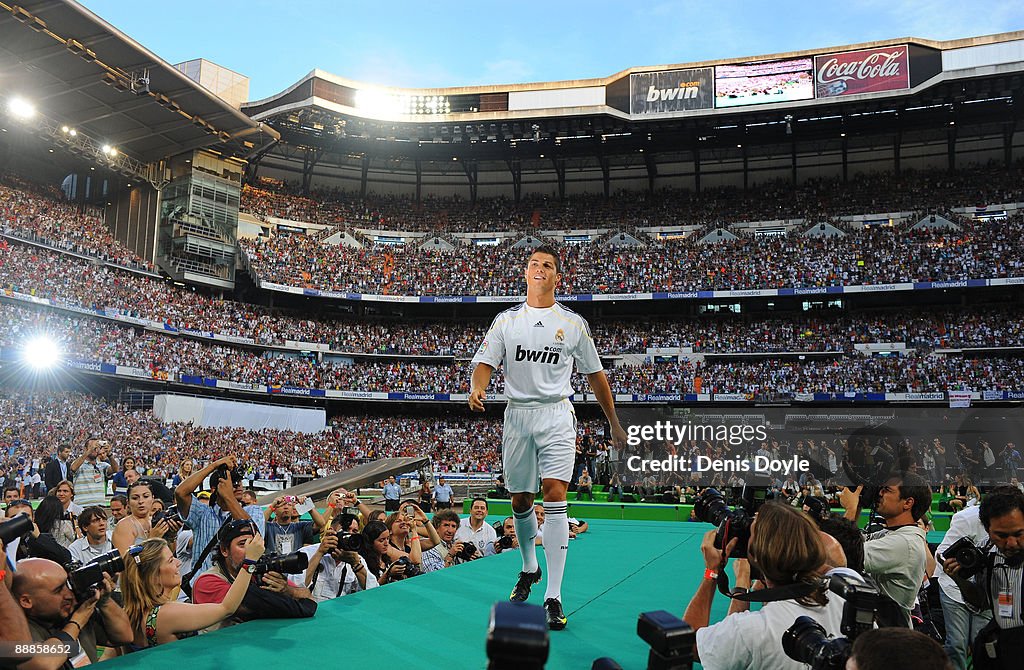 Real Madrid Presents Cristiano Ronaldo As New Player
