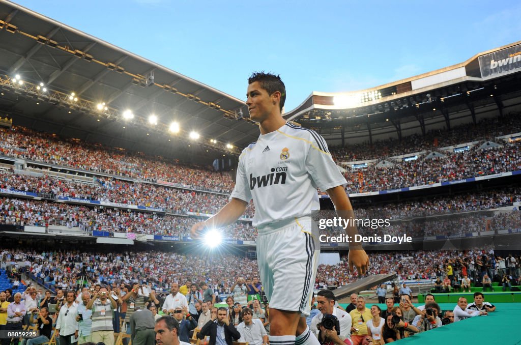 Real Madrid Presents Cristiano Ronaldo As New Player