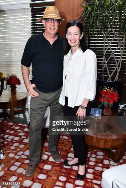 Peter Rosenthal and Amy Rosi attend Jean Shafiroff with Hotel Croydon Hosts The Power of Art to Heal at Hotel Croydon on December 8, 2017 in Miami...