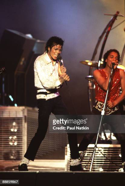Michael Jackson and The Jacksons Victory Tour on 10/11/84 in Chicago, IL.