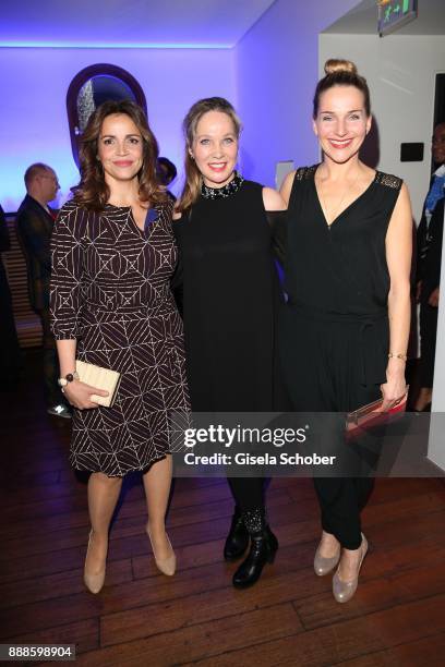 Rebecca Immanuel, Ann-Kathrin Kramer and Tanja Wedhorn during the ARD advent dinner hosted by the program director of the tv station Erstes Deutsches...