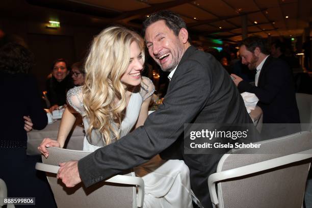 Larissa Marolt and Dieter Bach during the ARD advent dinner hosted by the program director of the tv station Erstes Deutsches Fernsehen at Hotel...