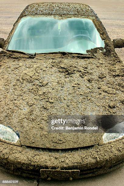 car covered in mud - dirty car stock pictures, royalty-free photos & images