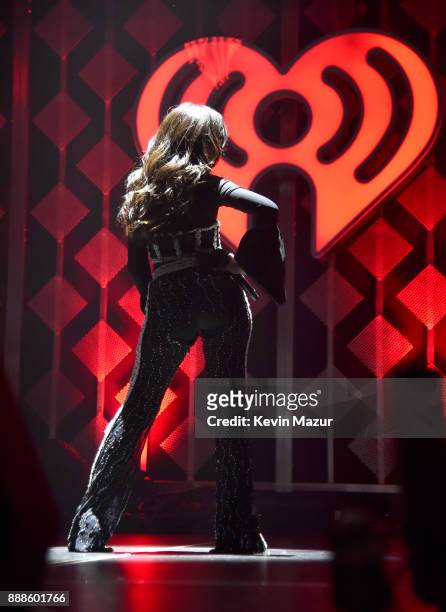 Camila Cabello performs at Z100's Jingle Ball 2017 on December 8, 2017 in New York City.