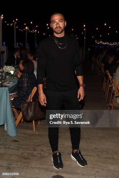 Actor Jesse Williams attends Kickstarter Dinner In Honor Of Art Basel And Artist Glenn Kaino & Olympian Tommie Smith At The Standard Spa, Miami at...