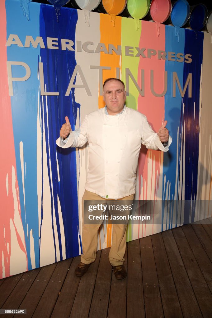 FOOD MEETS ART, Hosted By Jose Andres For American Express Platinum Card Members At The SLS South Beach Hotel