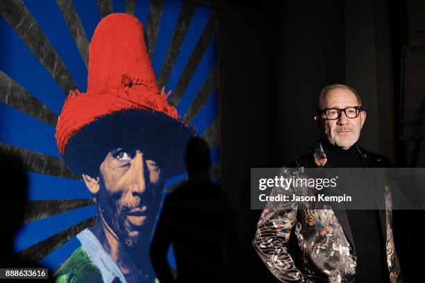 Carlos Mercado attends FOOD MEETS ART, hosted by Jose Andres for American Express Platinum Card Members at the SLS South Beach Hotel on December 8,...