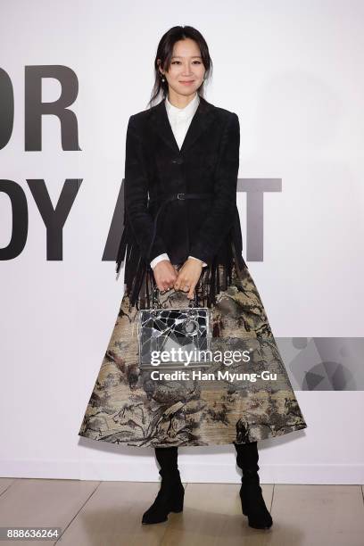 South Korean actress Kong Hyo-Jin aka Gong Hyo-Jin attends the "Dior Lady Art" photocall on December 8, 2017 in Seoul, South Korea.