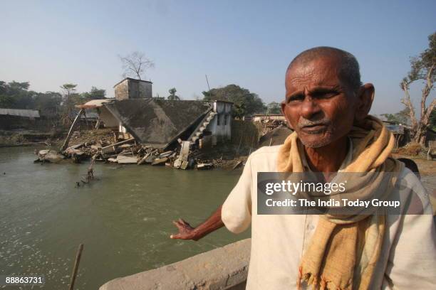 Year-old Jaynarayan Choudhary of Rampur Tapara, Madhepura is one man in the family who has stayed back to guard the broken house, hoping for a...