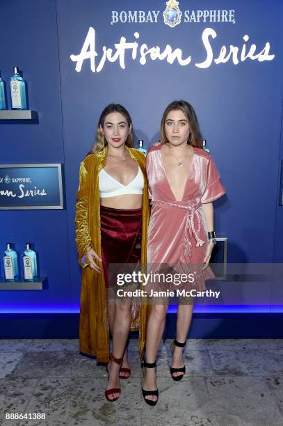 Allie Kaplan and Lexi Kaplan attend the 8th Annual Bombay Sapphire Artisan Series Finale Hosted By Issa Rae at Villa Casa Casuarina on December 8,...