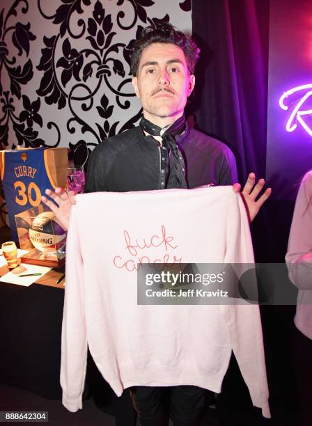 Davey Havok of AFI attends the 2017 Rhonda's Kiss Benefit Concert at Hollywood Palladium on December 8, 2017 in Los Angeles, California.