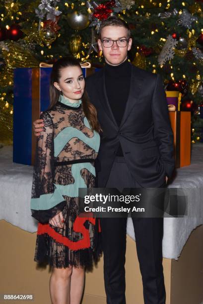 Kaitlyn Dever and Will Poulter attend Hollywood Foreign Press Association hosts Annual Holiday Party and Golden Globes 75th Anniversary Special...