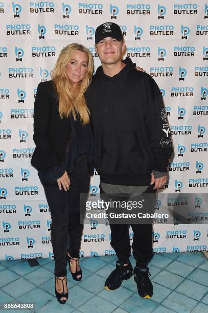 Anna Rothschild and Chris Zylka attend Rosario Dawson Hosts The Launch Of Photo Butler At Art Basel With Anna Rothschild And Claudine De Niro at Soho...