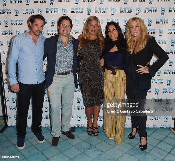 Prince Lorenzo Borghese, Founder & Chief Butler of Photo Butler, Andy Goldfarb, Claudine Deniro, Rosario Dawson, and Anna Rothschild attend Rosario...